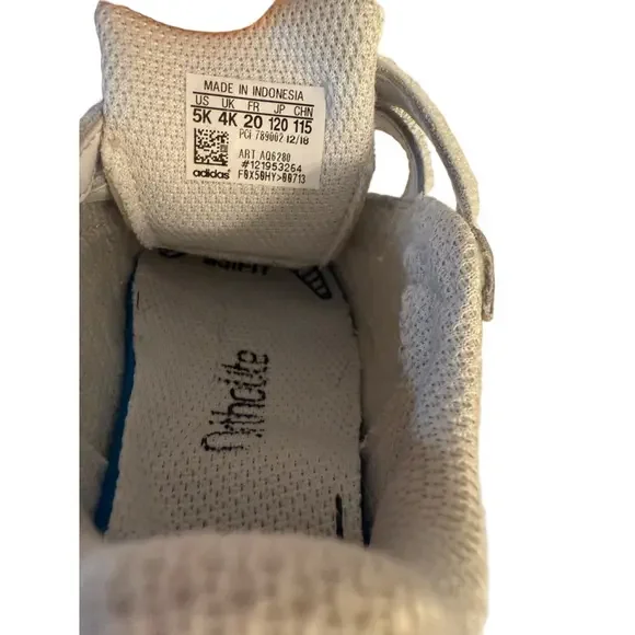 Baby Adidas Superstar Sneakers 5 White Iridescent - Picture 8 of 8